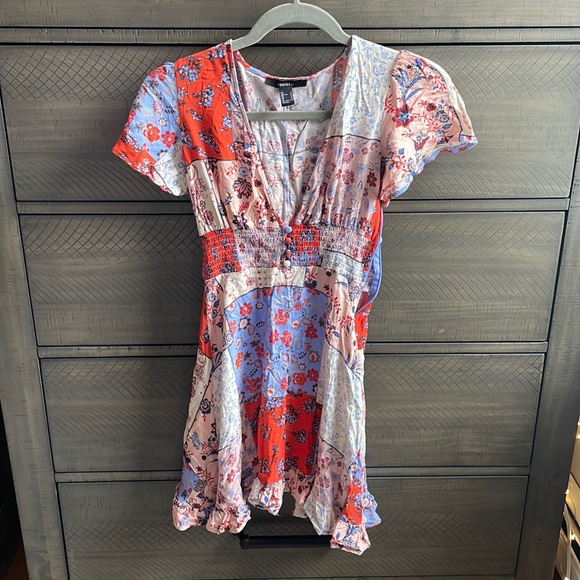 Forever 21 Patchwork Dress - Picture 1 of 3